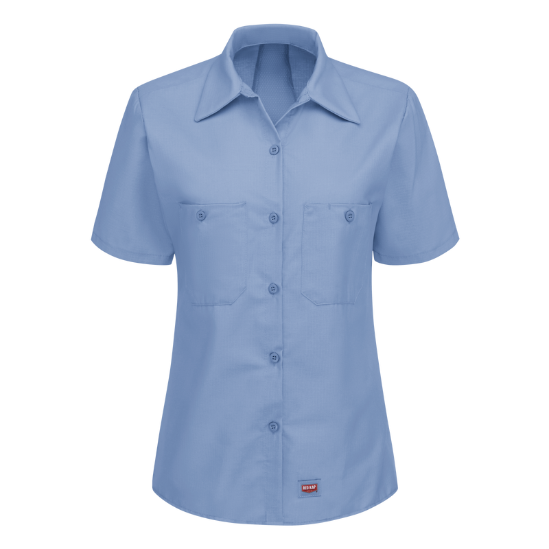 Women's Short Sleeve Work Shirt with MIMIX&reg; image number 1