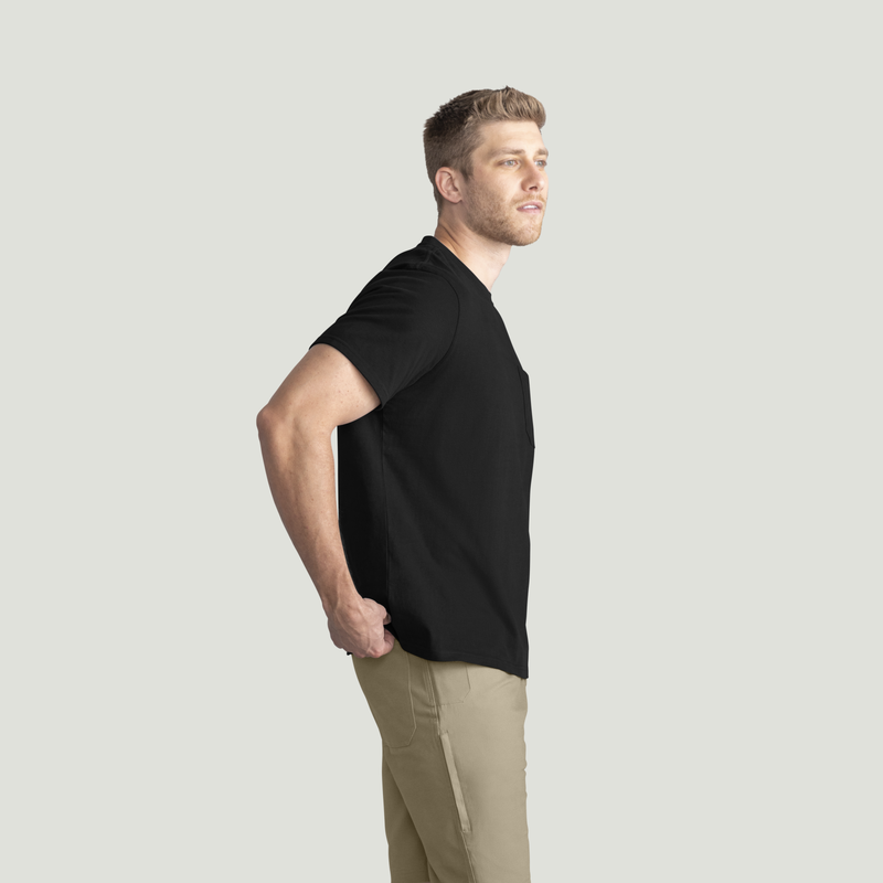 Men's Heavyweight Cotton Short Sleeve Pocket T-Shirt image number 8