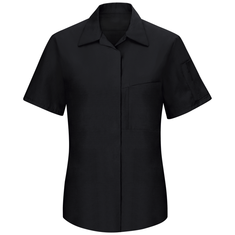 Women's Short Sleeve Performance Plus Shop Shirt with OilBlok Technology image number 1