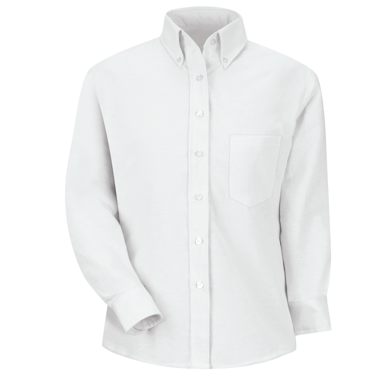 Women's Long Sleeve Executive Oxford Dress Shirt image number 1