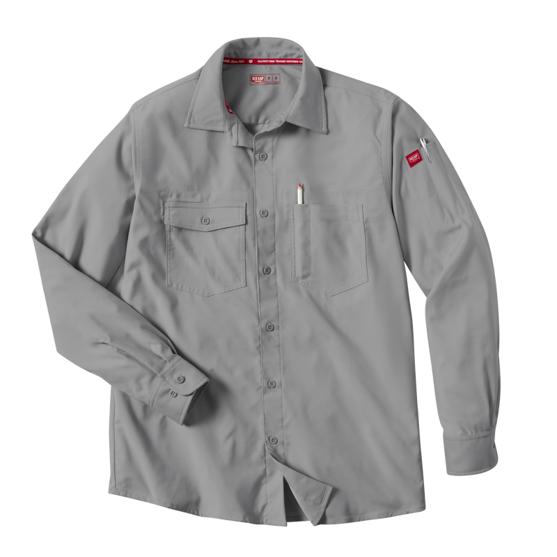 Men's Cooling Long Sleeve Work Shirt image number 12