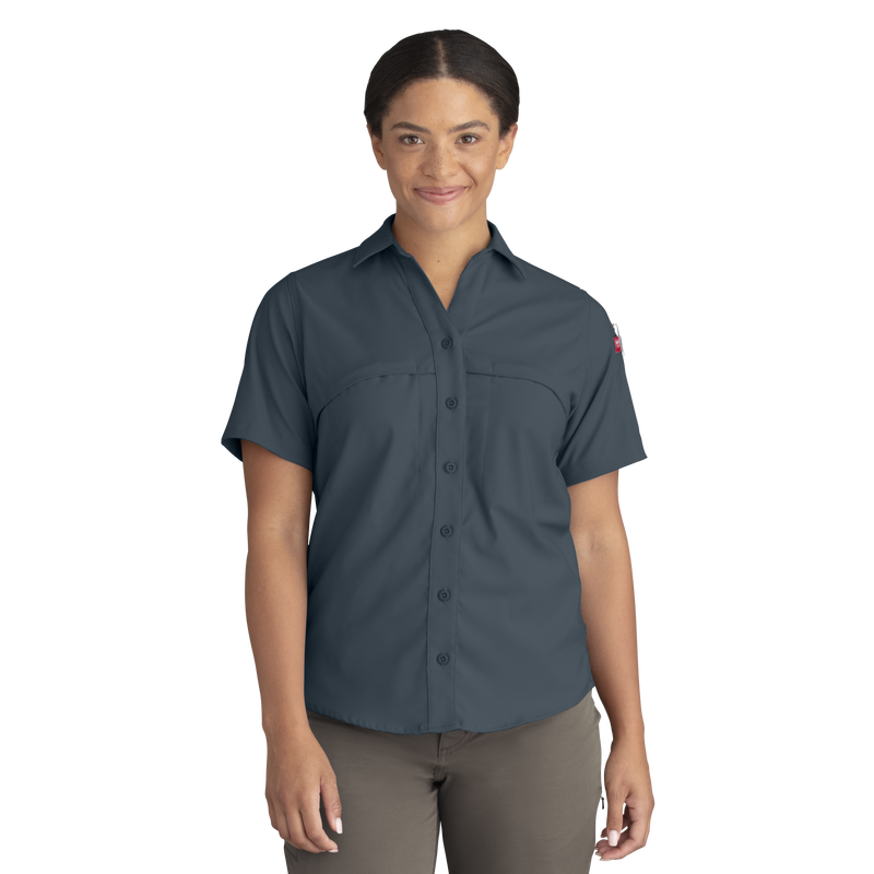 Women's Cooling Short Sleeve Work Shirt image number 5