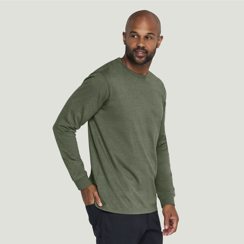 Men's Wicking Long Sleeve T-Shirt image number 4