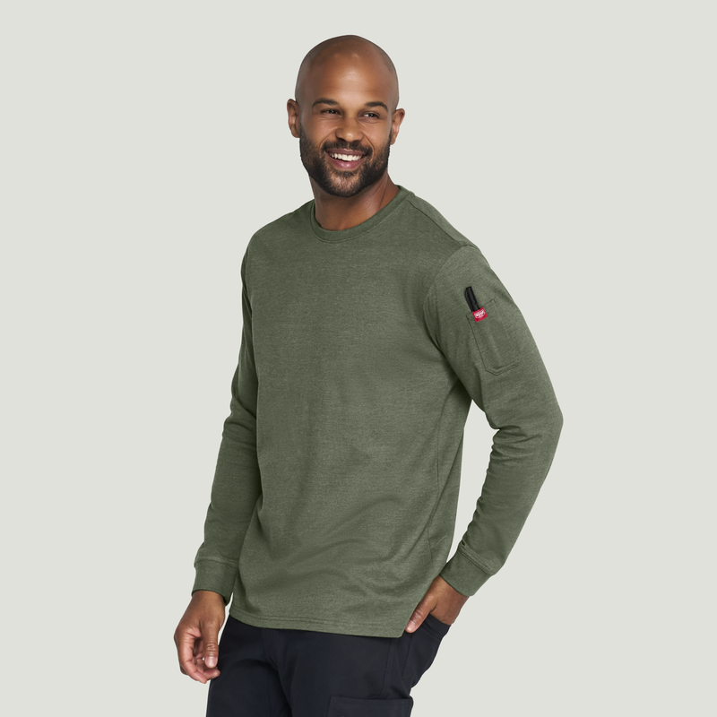 Men's Wicking Long Sleeve T-Shirt image number 3