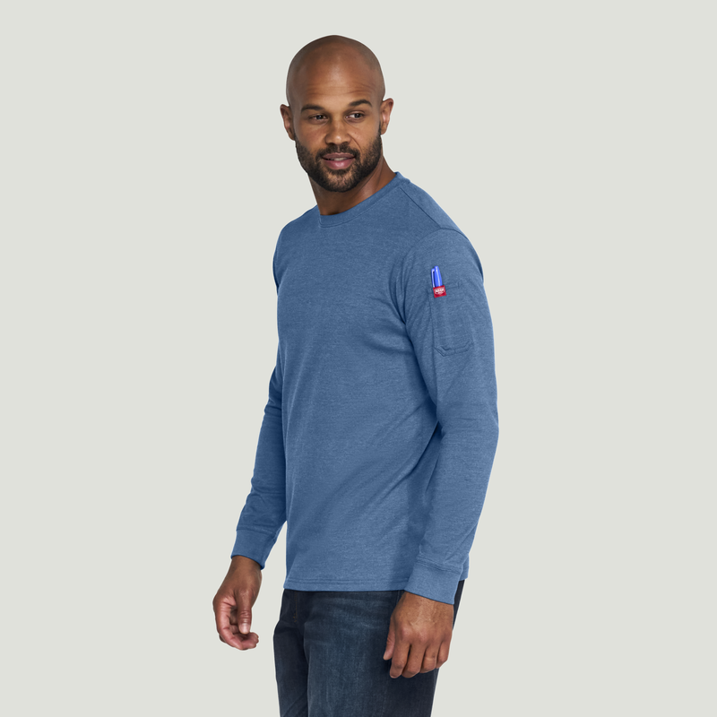 Men's Wicking Long Sleeve T-Shirt image number 3