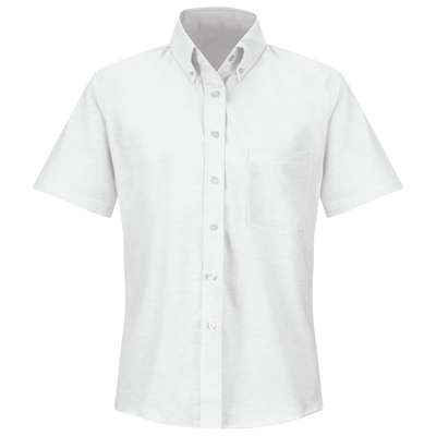 Women's Short Sleeve Executive Oxford Dress Shirt