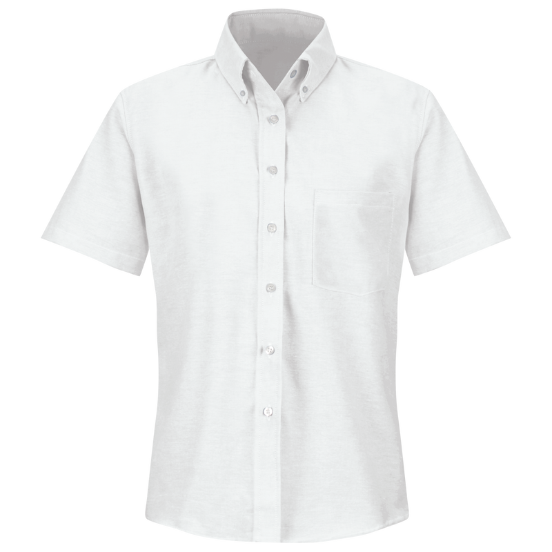 Women's Short Sleeve Executive Oxford Dress Shirt image number 1
