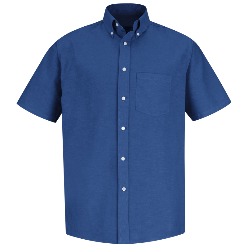 Men's Short Sleeve Executive Oxford Dress Shirt image number 1