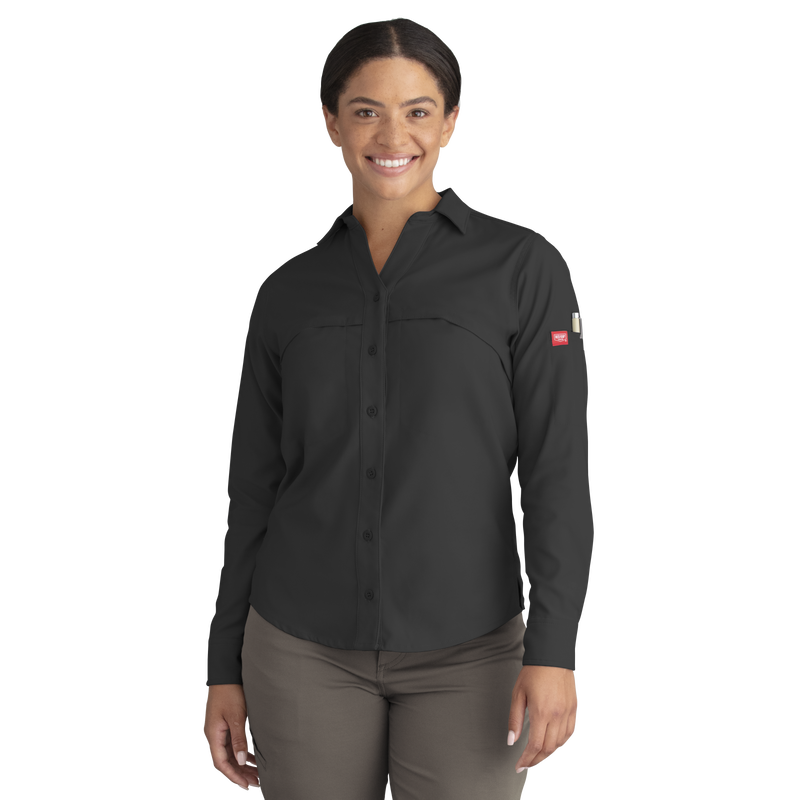 Women's Cooling Long Sleeve Work Shirt image number 5