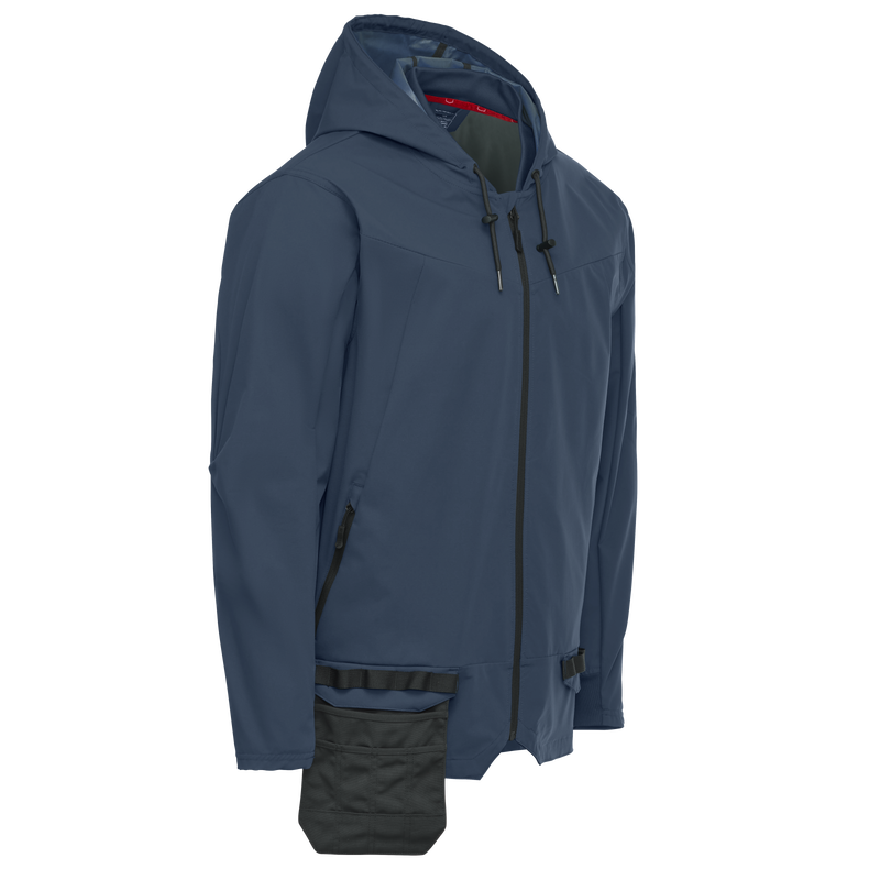 Men&rsquo;s Performance Hooded Windbreaker Jacket with ToolShift Pocket image number 7