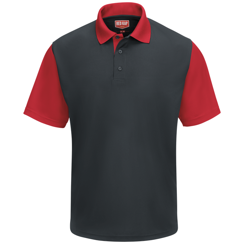 Men's Short Sleeve Performance Knit&reg; Color-Block Polo image number 1