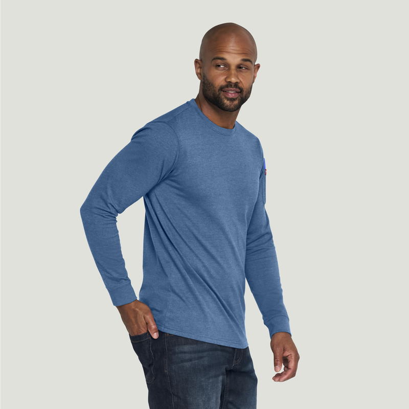 Men's Wicking Long Sleeve T-Shirt image number 4
