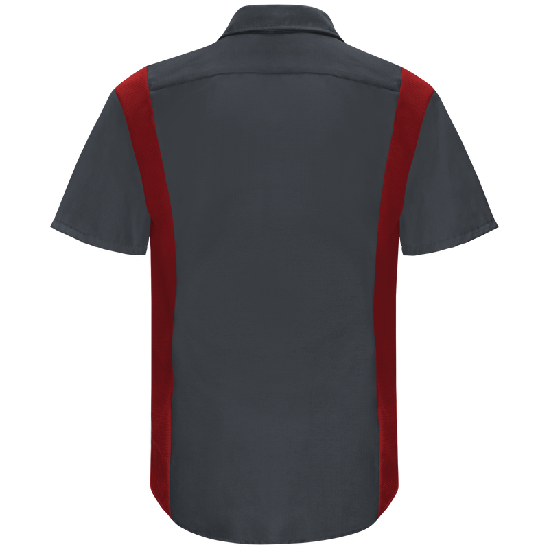 Men's Short Sleeve Performance Plus Shop Shirt With Oilblok Technology image number 2