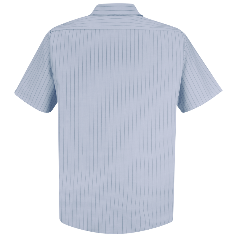Men's Short Sleeve Striped Work Shirt image number 2
