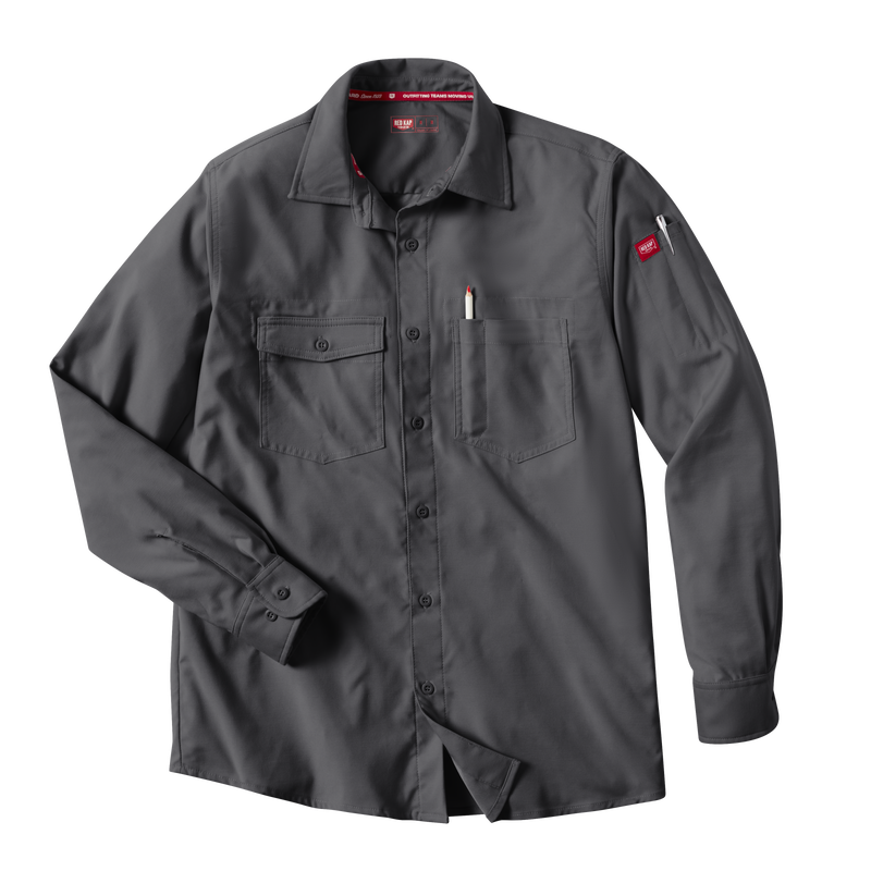 Men's Cooling Long Sleeve Work Shirt image number 12