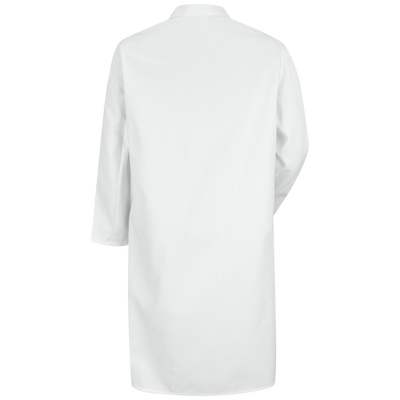 Gripper-Front Butcher Frock with Interior Pocket