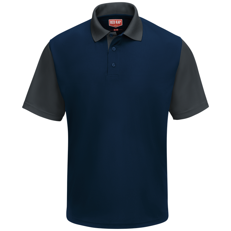 Men's Short Sleeve Performance Knit&reg; Color-Block Polo image number 1