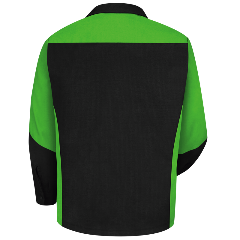 Men's Long Sleeve Two-Tone Crew Shirt image number 2