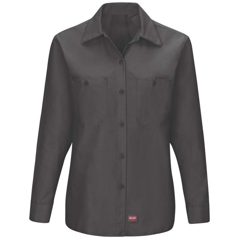 Women's Long Sleeve Work Shirt with MIMIX&reg; image number 1
