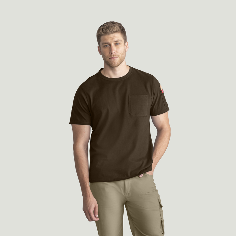 Men's Heavyweight Cotton Short Sleeve Pocket T-Shirt image number 5