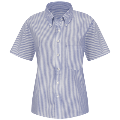 Women's Short Sleeve Executive Oxford Dress Shirt