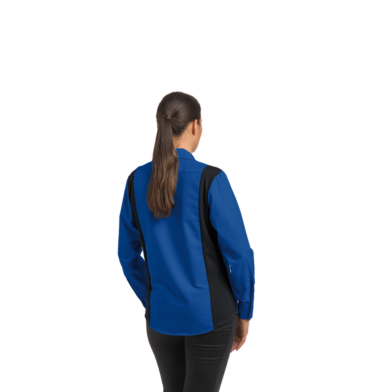 Women's Long Sleeve Performance Plus Shop Shirt with OilBlok Technology image number 4