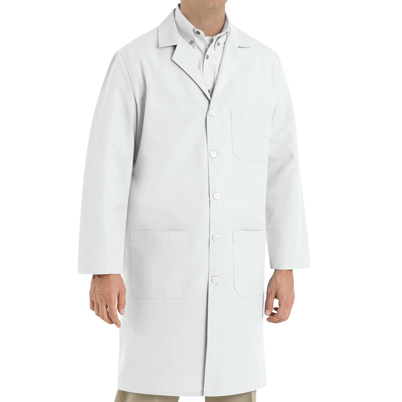 Men's Red Kap&reg; Lab Coat with Exterior Pocket image number 3