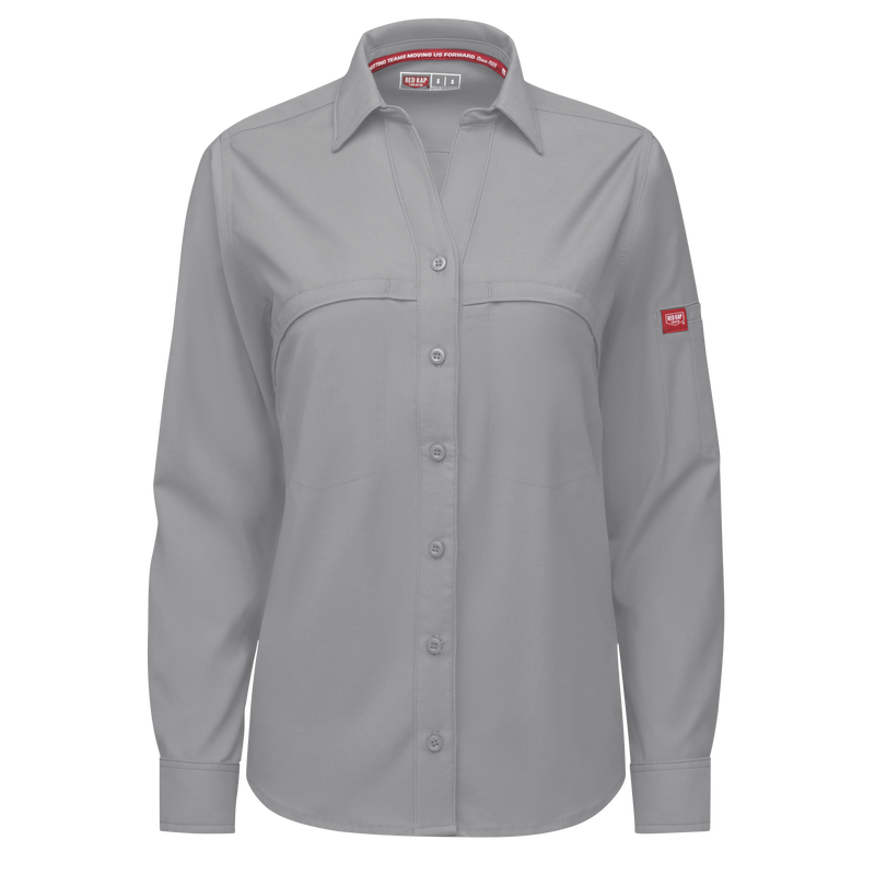 Women's Cooling Long Sleeve Work Shirt image number 9