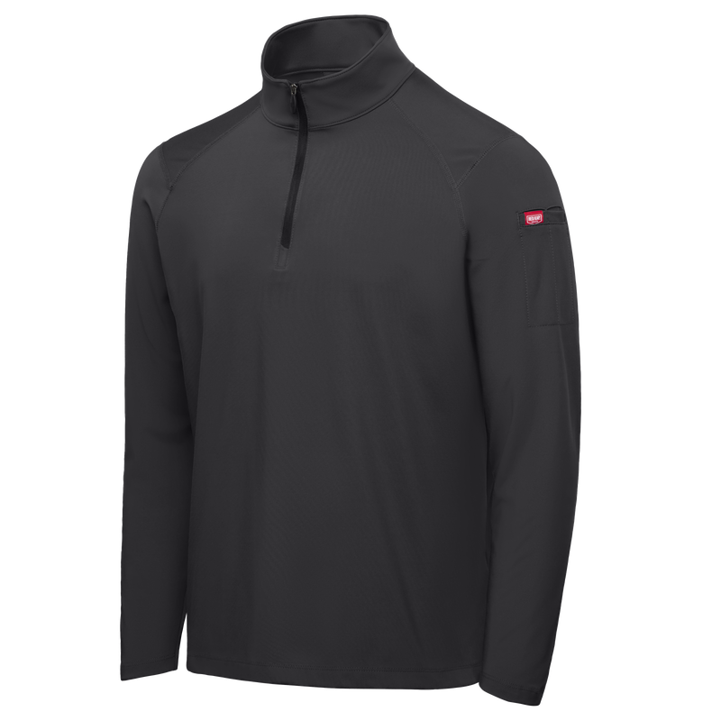 Men's Performance Quarter Zip Cadet Collar Pullover image number 4