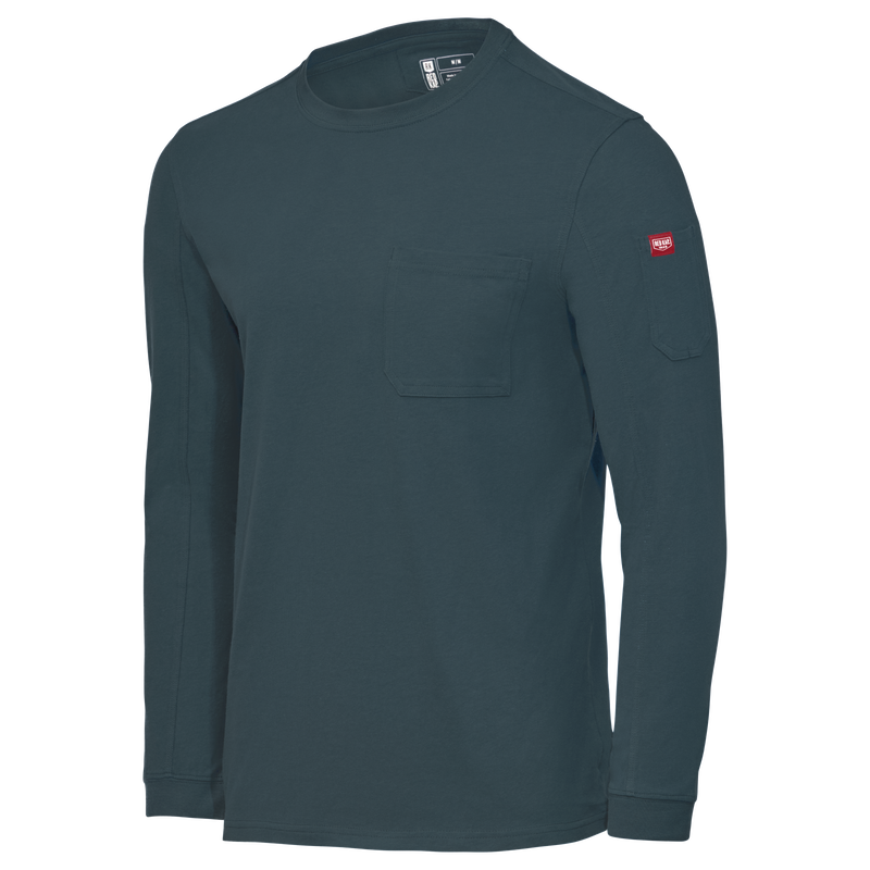 Men's Heavyweight Long Sleeve Cotton Pocket T-Shirt image number 12
