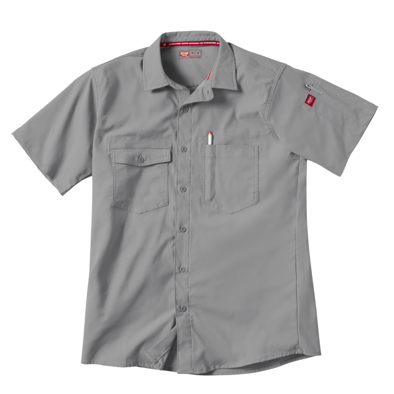 Men's Cooling Short Sleeve Work Shirt image number 14