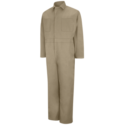 Twill Action Back Coverall with Chest Pockets