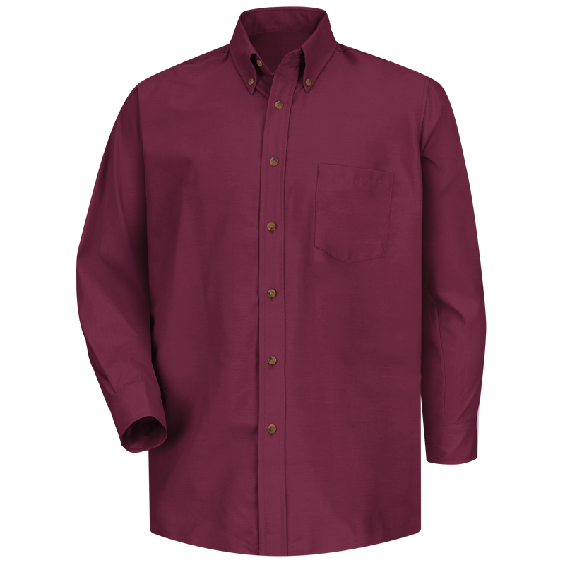 Men's Long Sleeve Poplin Dress Shirt image number 1