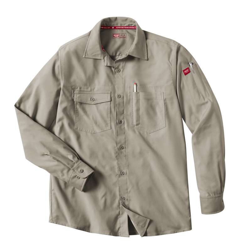 Men's Cooling Long Sleeve Work Shirt image number 12