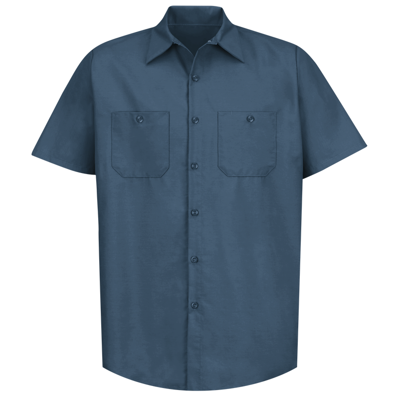 Men's Short Sleeve Industrial Work Shirt image number 5