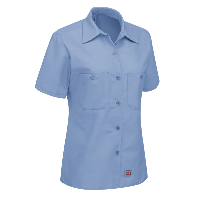 Women's Short Sleeve Work Shirt with MIMIX&reg; image number 4