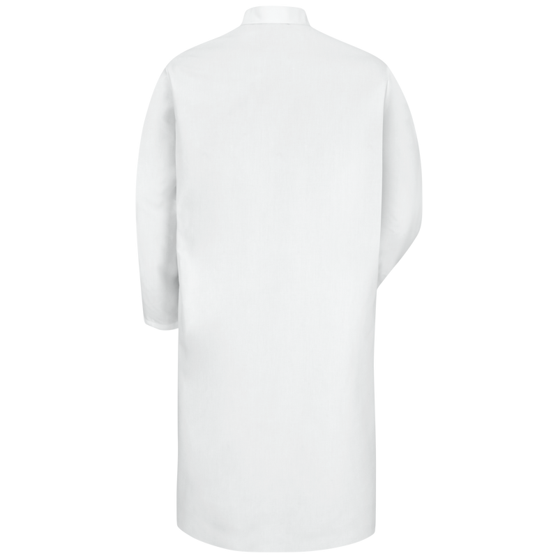 Gripper-Front Spun Polyester Butcher Coat with Exterior Pocket image number 2