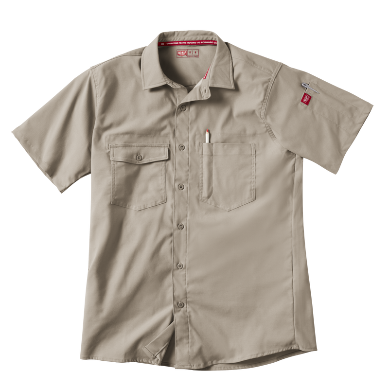 Men's Cooling Short Sleeve Work Shirt image number 13
