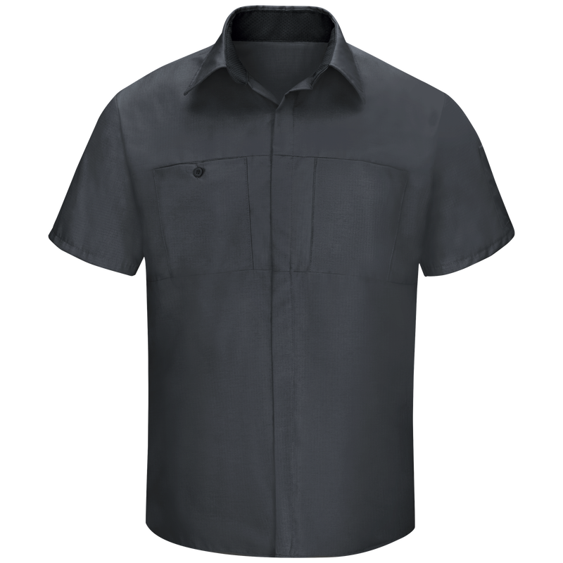 Men's Short Sleeve Performance Plus Shop Shirt With Oilblok Technology image number 1