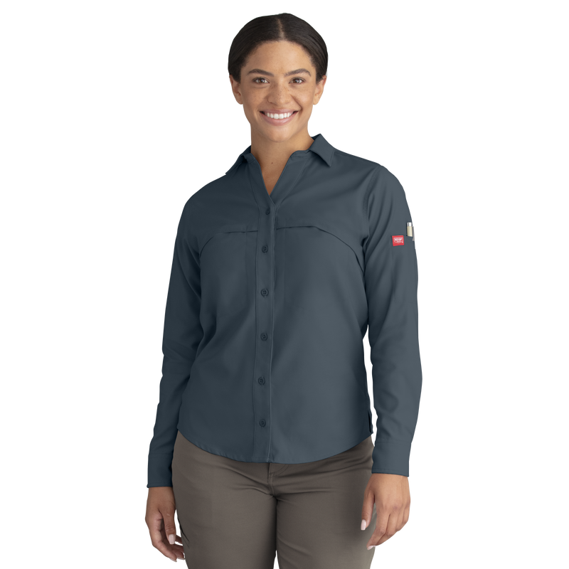 Women's Cooling Long Sleeve Work Shirt image number 5
