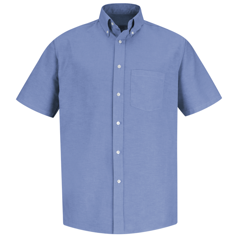 Men's Short Sleeve Executive Oxford Dress Shirt image number 1