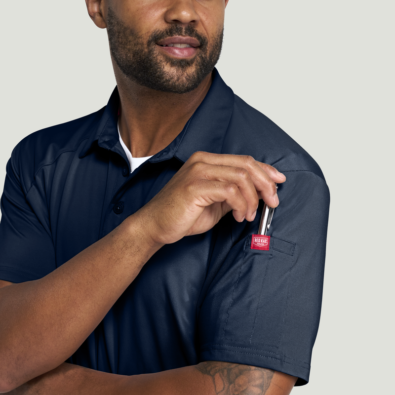 Men's Cooling Stretch Jersey Polo image number 9