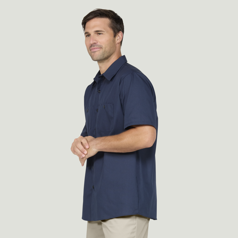 Men's Short Sleeve Durastripe&reg; Work Shirt image number 3