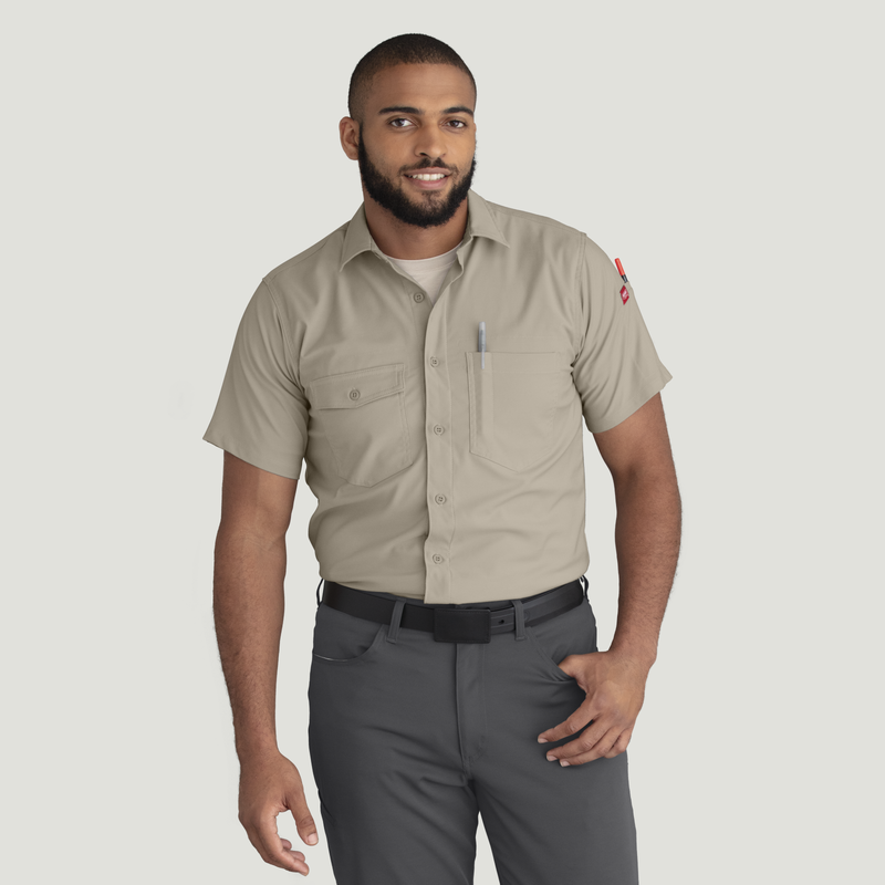 Men's Cooling Short Sleeve Work Shirt image number 1