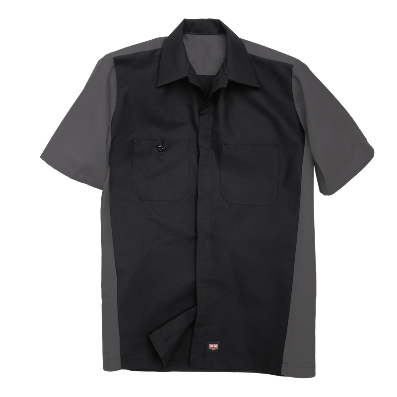 Men's Short Sleeve Two-Tone Crew Shirt image number 4