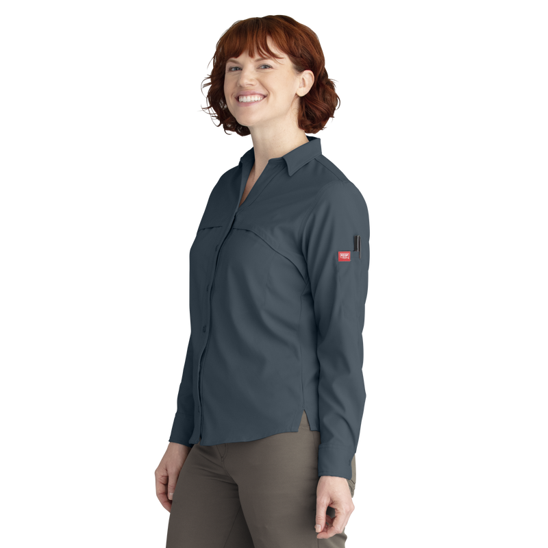 Women's Cooling Long Sleeve Work Shirt image number 3