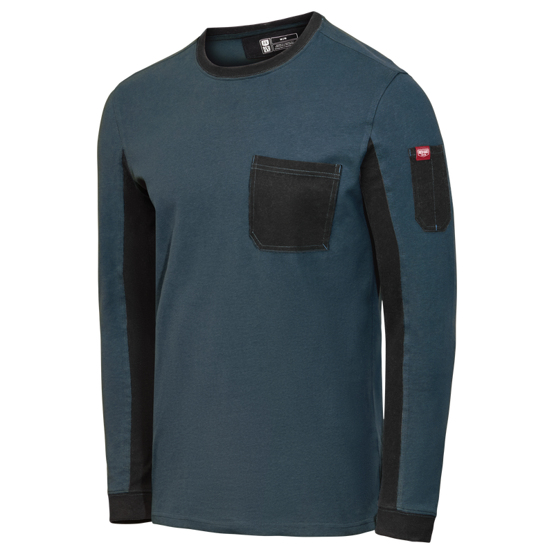 Men's Heavyweight Long Sleeve Cotton Pocket T-Shirt image number 12
