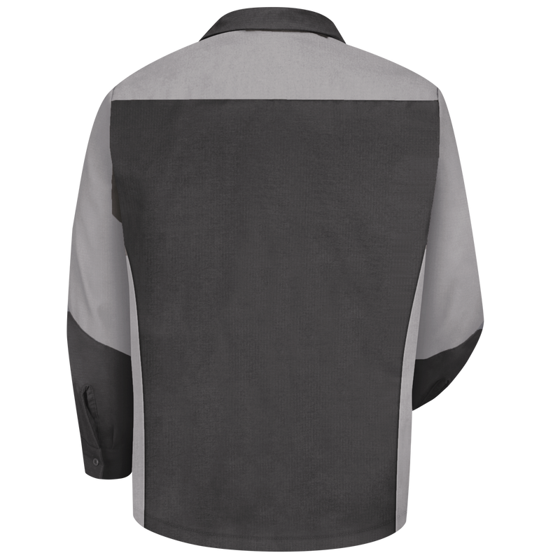 Men's Long Sleeve Two-Tone Crew Shirt image number 2