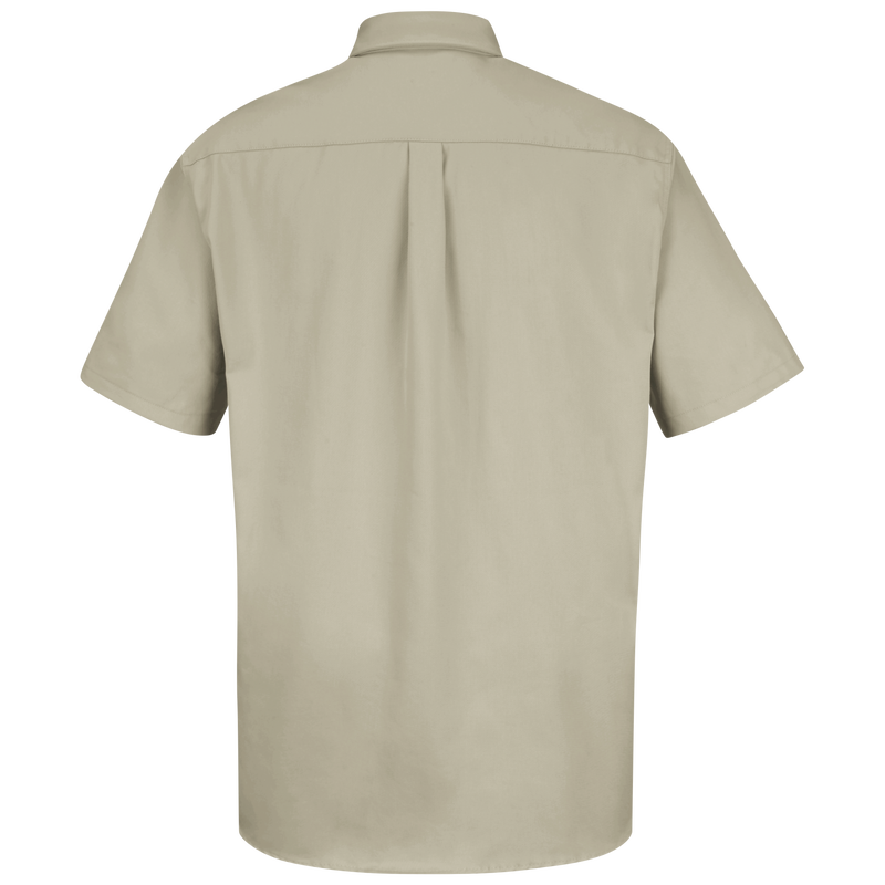 Men's Short Sleeve Cotton Contrast Dress Shirt image number 2