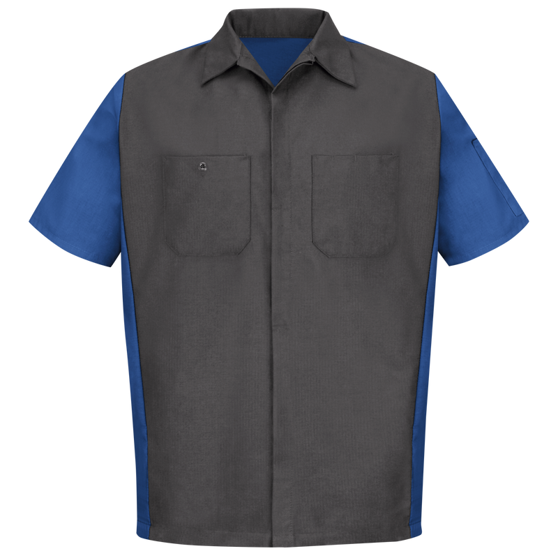 Men's Short Sleeve Two-Tone Crew Shirt image number 1